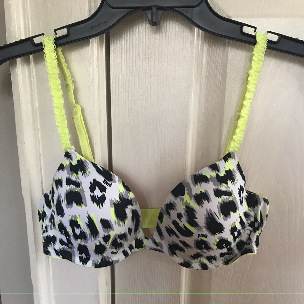 PINK by Victoria’s Secret patterned bra 36B